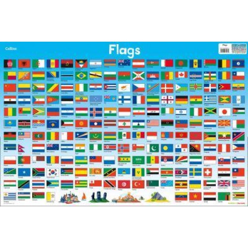 Flags - Collins Children's Poster