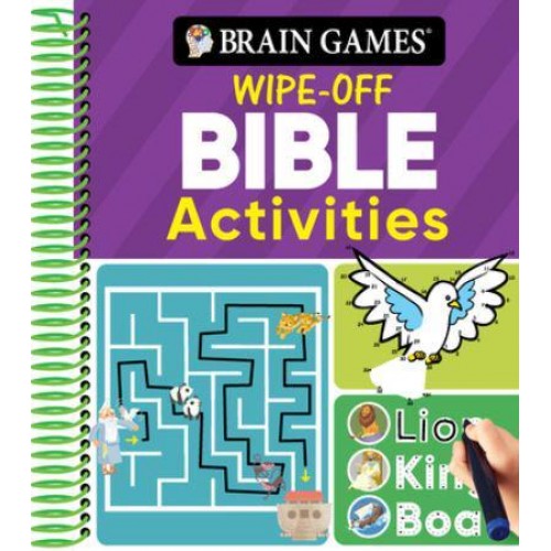 Brain Games Wipe-Off: Bible Activities - Brain Games Wipe-Off