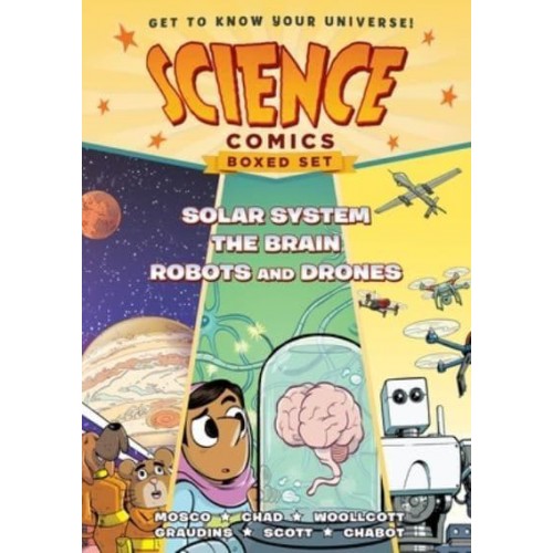 Science Comics Boxed Set: Solar System, the Brain, and Robots and Drones - Science Comics