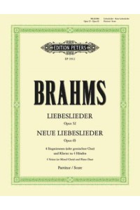 Liebeslieder Op. 52; Neue Liebeslieder Op. 65 - Edition Peters