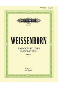Bassoon Studies Op. 8 For Beginners (Ger/Eng) - Edition Peters
