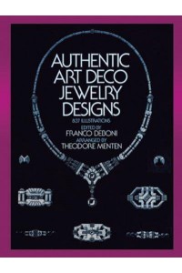 Authentic Art Deco Jewelry Designs 837 Illustrations - Dover Jewelry and Metalwork