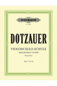 Violoncello Tutor Upper Positions - Edition Peters