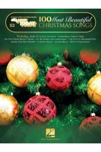 100 Most Beautiful Christmas Songs: E-Z Play Today #53 Songbook With Large Easy-To-Read Notation and Lyrics