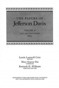 The Papers of Jefferson Davis January-September 1863