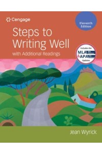 Steps to Writing Well With Additional Readings
