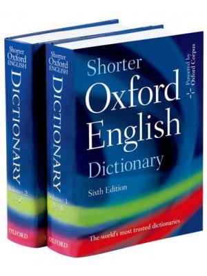 Shorter Oxford English Dictionary On Historical Principles