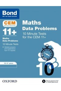 Bond 11+ 10-11 Years CEM Maths Data 10 Minute Tests