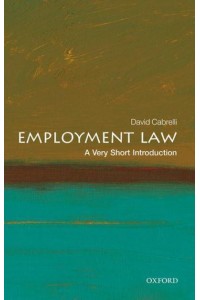 Employment Law A Very Short Introduction - Very Short Introductions
